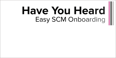 Easy SCM Onboarding Introduction Video