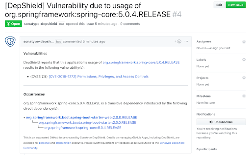 DepShield Vulnerability Report