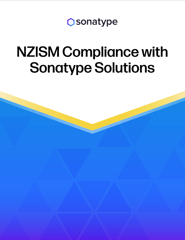 NZISM Compliance with Sonatype Solutions