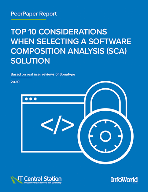 Top 10 Considerations When Selecting a Software Composition Analysis (SCA) Solution
