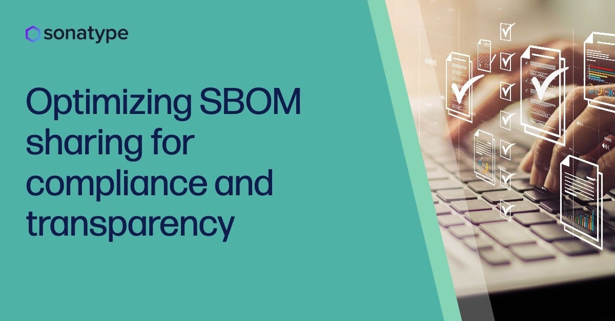 Optimizing SBOM sharing for compliance and transparency